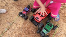 Masha races Rock Crawler Remote Control Car (RC Car) | Funny Masha Video