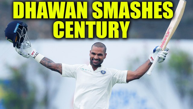 India vs Sri Lanka 3rd Test: Shikhar Dhawan completes his 6th Test century | Oneindia News
