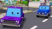 Learn Colors & Vehicles Fire Truck & Police car w Racing Cars! 3D Animation Cars & Truck Stories