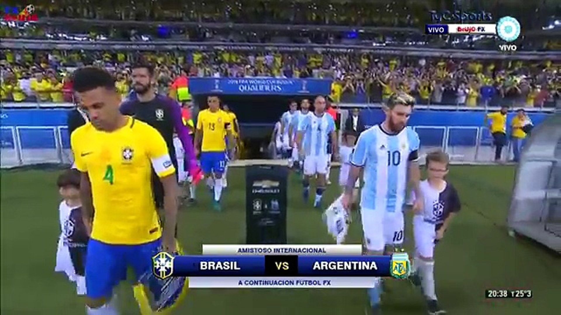 Argentina vs brazil 10-1