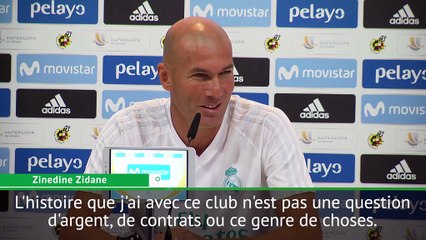 Real - Zidane : "Je suis heureux ici"