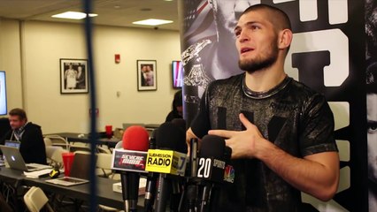 Khabib Nurmagomedov reveals he told Michael Johnson to give up during UFC 205 bout