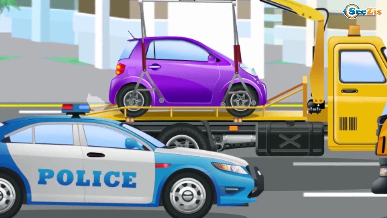 New Truck at work - Construction Car - Big Trucks Children Video