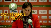 Conférence de presse Valenciennes FC - Clermont Foot (0-0) : Faruk HADZIBEGIC (VAFC) - Corinne DIACRE (CF63) - 2017/2018