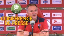 Conférence de presse Stade Brestois 29 - Gazélec FC Ajaccio (0-0) : Jean-Marc FURLAN (BREST) - Albert CARTIER (GFCA) - 2017/2018