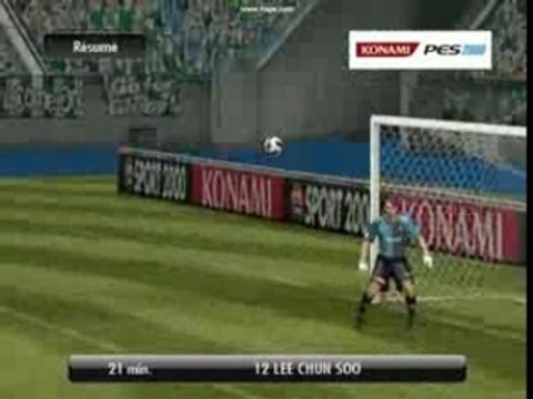 PES 2008 Coup franc direct