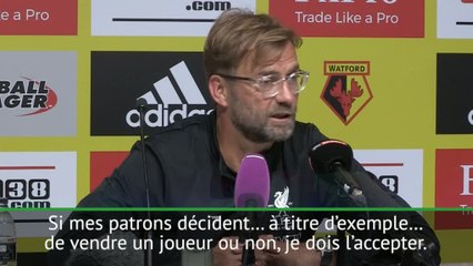 Foot - ANG - Liverpool : Klopp «Je ne prends pas les décisions»
