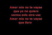 Amor Mio No Te Vayas - Gilberto Santa Rosa (Karaoke)
