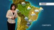 Previsão Brasil – Frente fria no Sul e Centro-Oeste