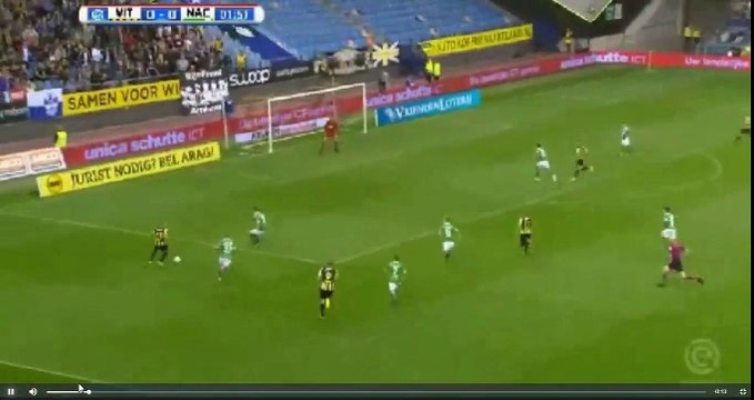 Thomas Bruns Goal - Vitesse vs Breda 1-0 12.08.2017 (HD)