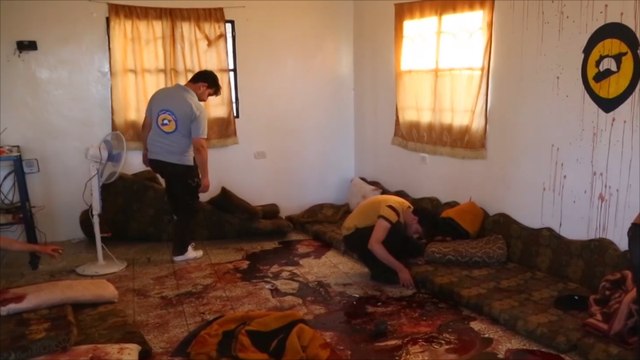 مجزرة بحق متطوعي الدفاع المدني بإدلب