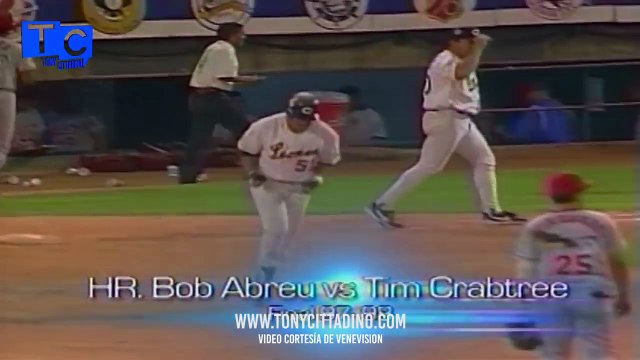 Jonrón Bob Abreu Final 97 98 Cardenales vs Leones