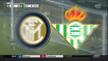 Inter vs Real Betis 1-0 Highlights & Goal 12.08.2017 HD 720i