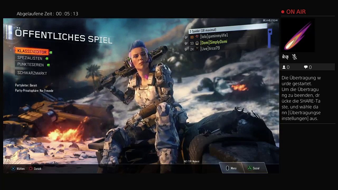 PS4-Live-Übertragung von SimplyDomi