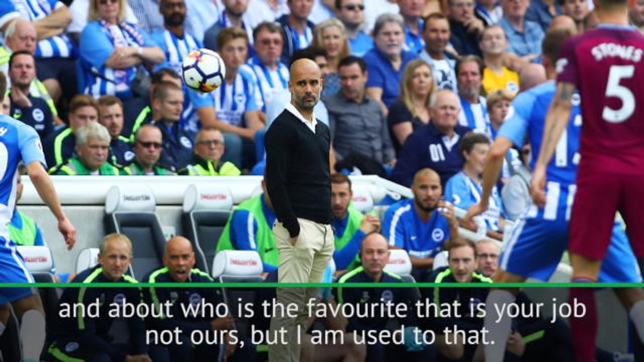 Guardiola can handle pressure of Man City being...