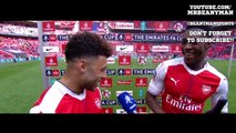 Arsenal 2 1 Manchester City Alex Oxlade Chamberlain & Danny Welbeck Post Match Interview F