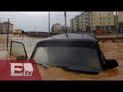 Lluvias dejan severas inundaciones en Nuevo Laredo, Tamaulipas / Vianey Esquinca