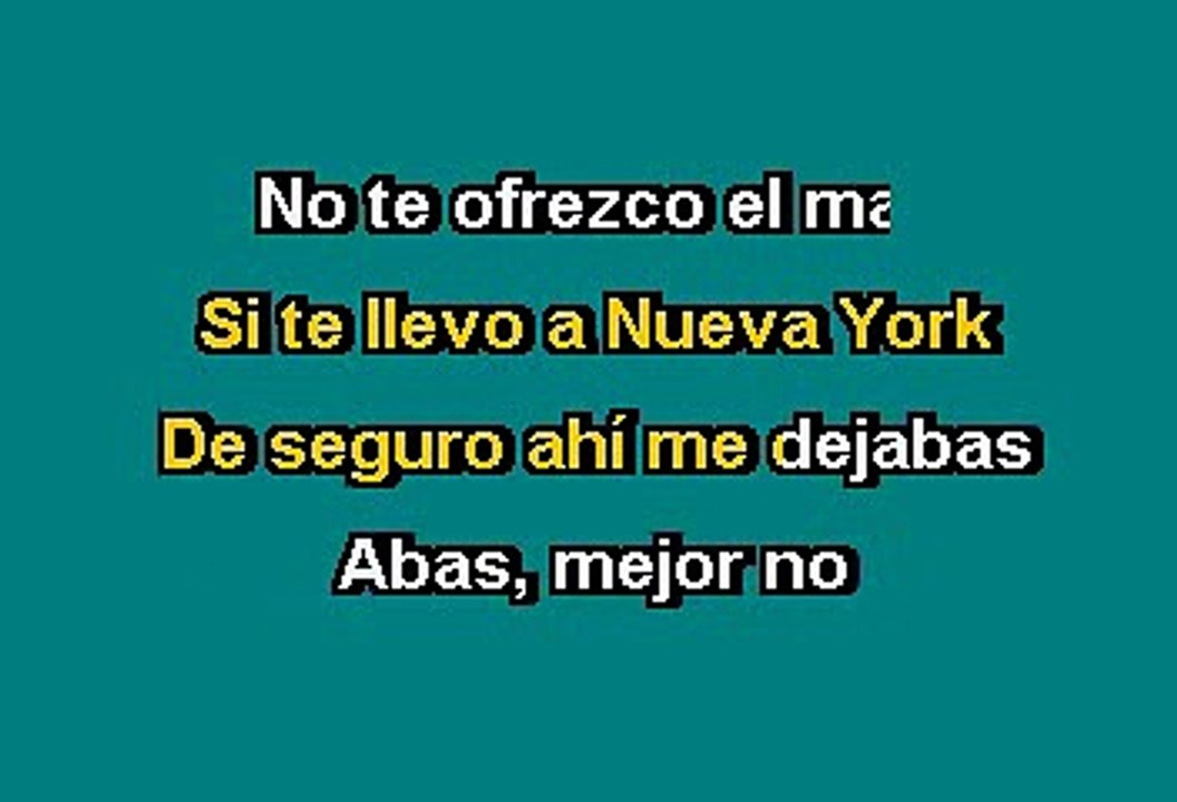 LA INTERESADA - CHAVA FLORES (KARAOKE)
