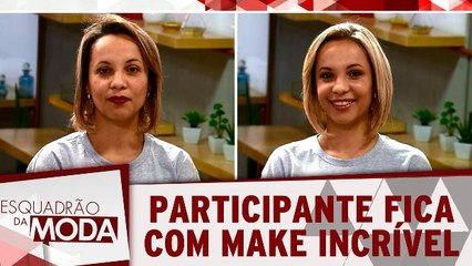 Cabeleireira realça beleza com make incrível