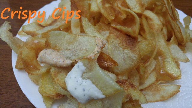 Evde Cips Nasıl Yapılır & home made crispy cips