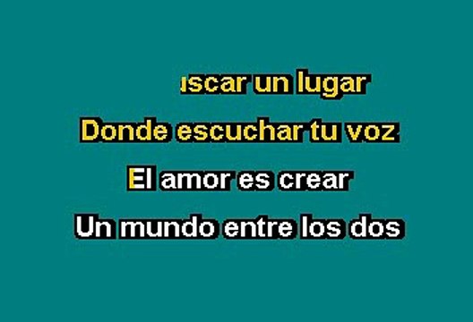 José Luis Perales - El amor (Karaoke)