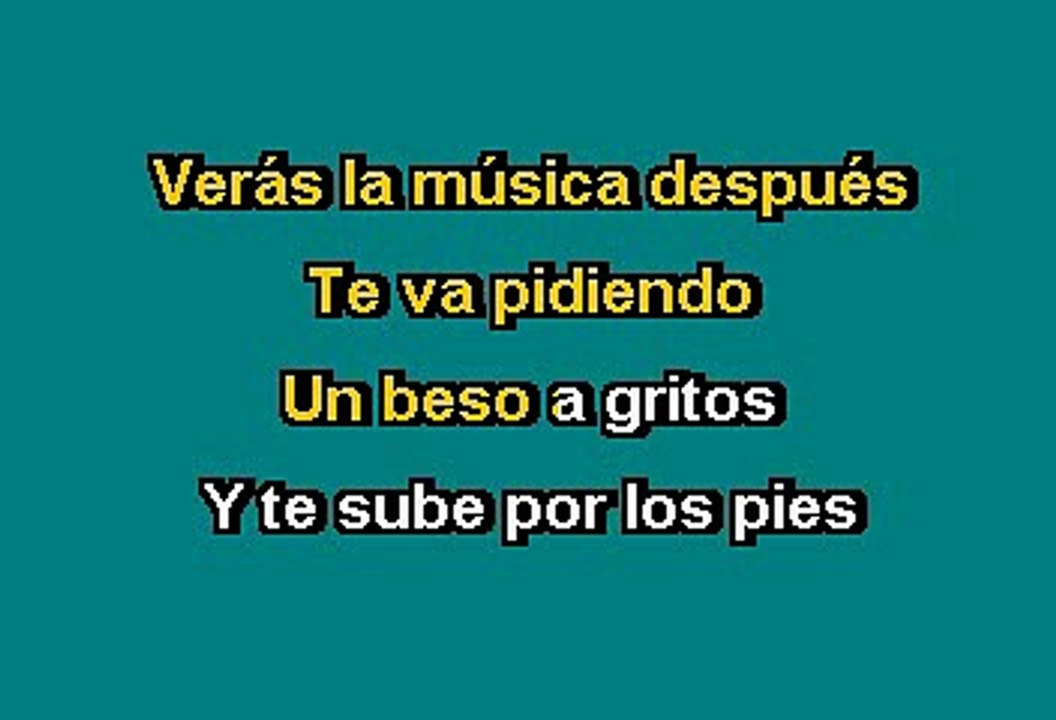 Sergio Dalma - Bailar pegados (Karaoke)