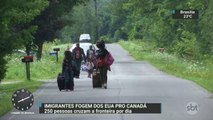 Com medo, muitos imigrantes fogem dos EUA para o Canadá