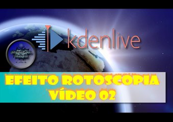 Efeito rotoscopia no Kdenlive - Arrastando Pontos