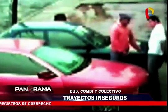 Trayectos inseguros: violentos asaltos en buses, combis y colectivos