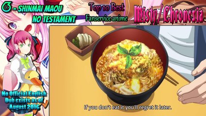 Top 10 Fanservice Anime