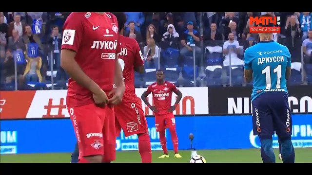 Зенит - Спартак 5:1 Обзор Матча 06.08.2017 HD