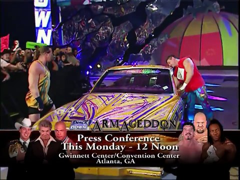 Eddie Guerrero & RVD vs Luther Reigns & Mark Jindrak (Smack Down 11/11/2004)