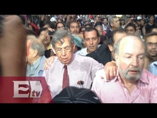 Cuauhtémoc Cárdenas fue agredido durante mitin / Paola Virrueta