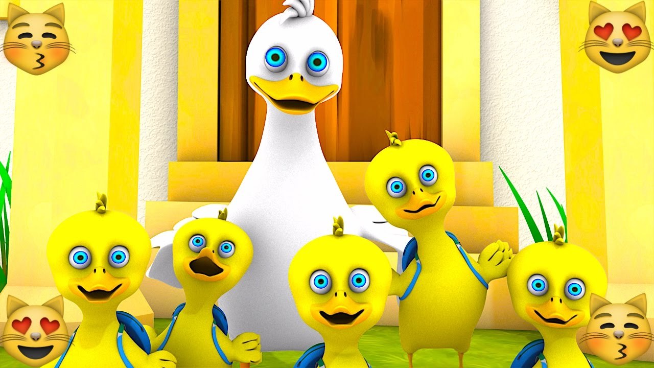 Five Little Ducks Part 2  Kids Nursery Rhymes Collection  3D Baby Songs