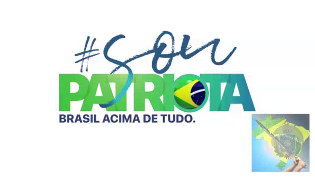 Enigma no final da gravação do pronunciamento de Jair Bolsonaro em 10/08/2017