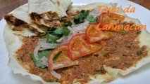 Turkish Lahmacun Recipe & Tava da Lahmacun Nasıl Yapılır