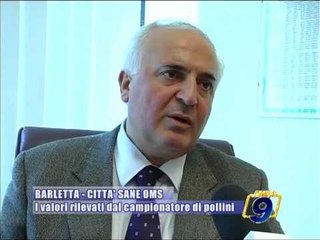 BARLETTA. Citta' sane OMS, i valori rilevati dal campionatore di pollini