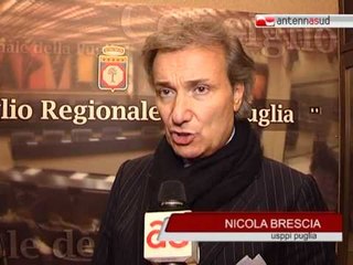 18.01.11 Bari, precari della sanità, momenti di tensione