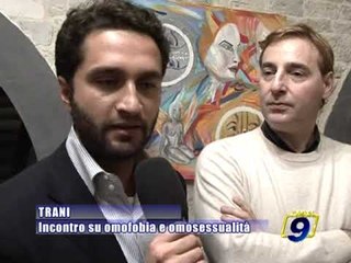 TRANI. Incontro su omofobia e omosessualita'