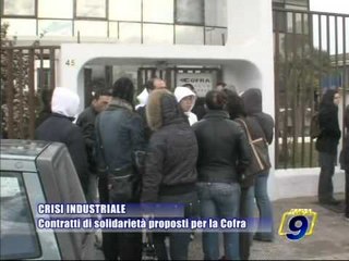 BARLETTA.  Contratti di solidarieta' proposti per la COFRA