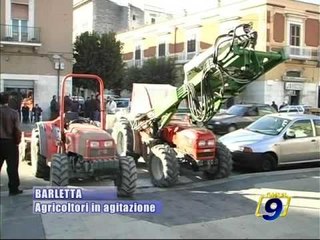 BARLETTA. Agricoltori in agitazione
