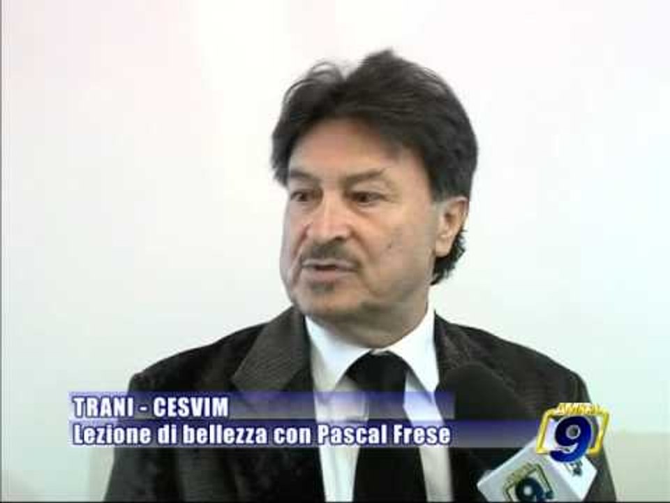 TRANI. CESVIM, lezione di bellezza con Pascal Frese