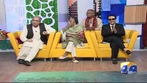 Ayesha Gulalai and Naeem bukhari Dummys hilarious chit-chat in program Khabarnaak