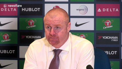 Burnley manager discusses his wife's shopping list