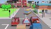 Ambulance Car Rescue in the city w Police Car & Race 3D Cars Cartoon Animation Cars & Truck Stories
