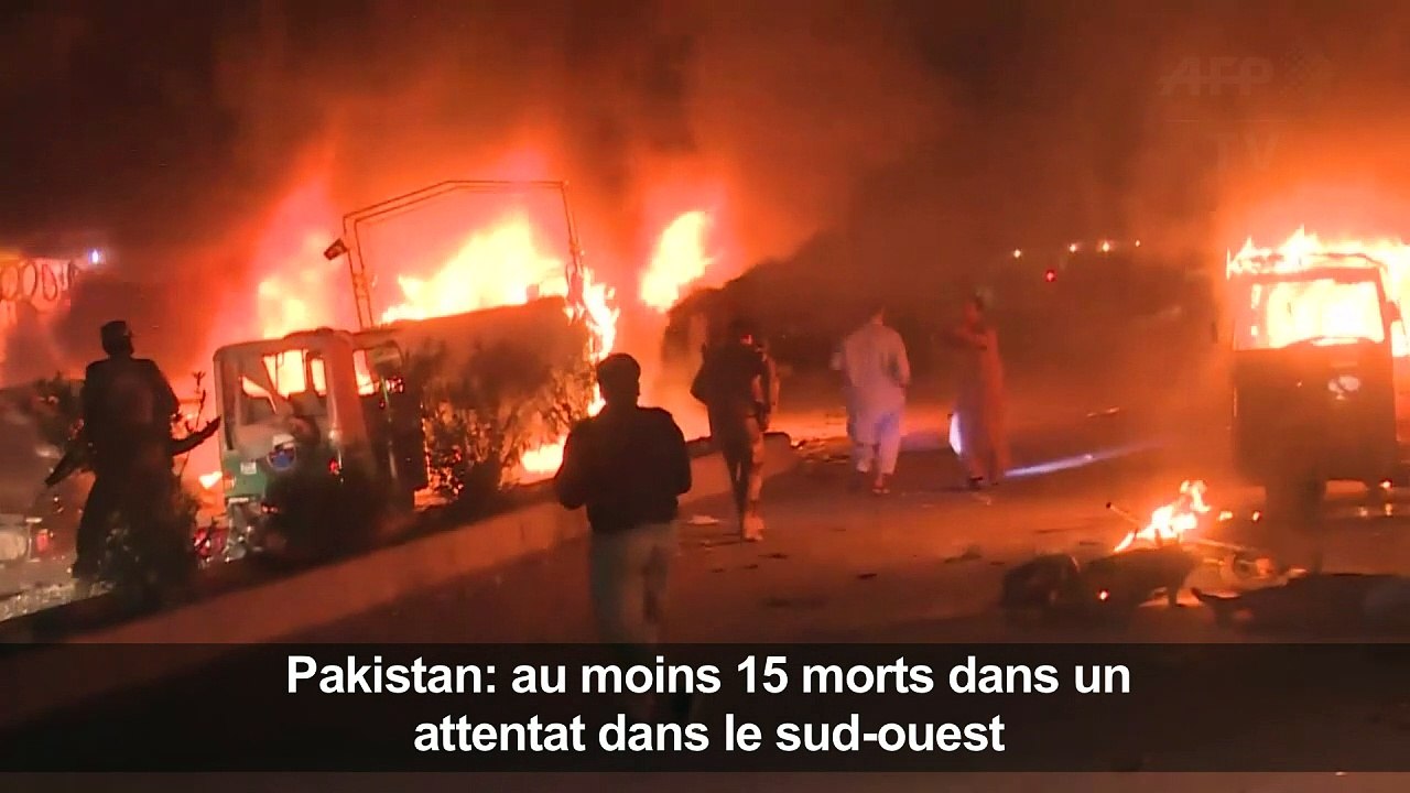 Pakistan: au moins 15 morts dans un attentat dans le sud-ouest
