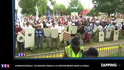 Charlottesville : un raciste fonce à la voiture bélier dans la foule (vidéo)