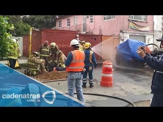 DF: alarma en Azcapotzalco por fuga de gas