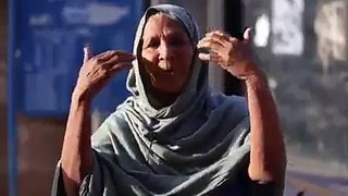 Listen to what poor woman's view about Nawaz Sharif
