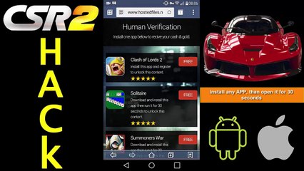 Download Video: Csr Racing 2 HACK iOS & Android Get Free Gold & Cash , Hack Csr Racing 2 [HD]